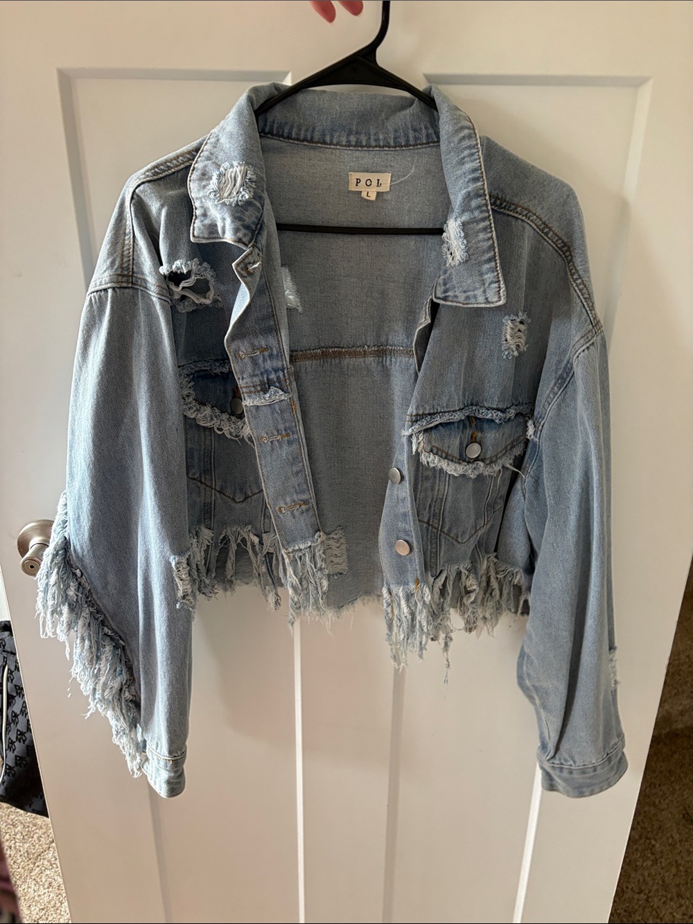 Distressed Denim Jacket